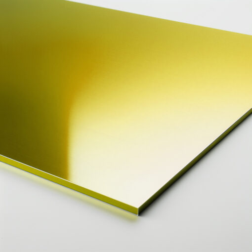 Aluminio Compuesto Exterior Amarillo 4 mm HPCBond PVDF – 1.50 x 5 MT