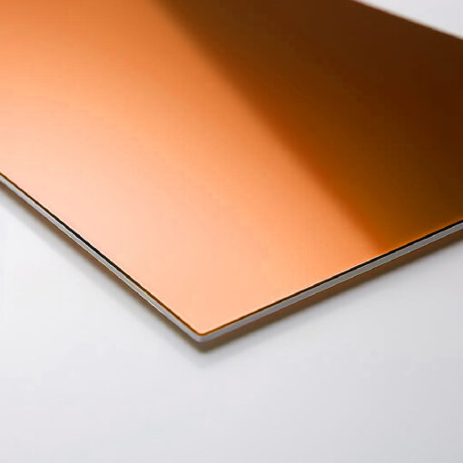 Aluminio Compuesto Interior Naranjo 3 mm HPCBond PE - 1.22 x 2.44 MT
