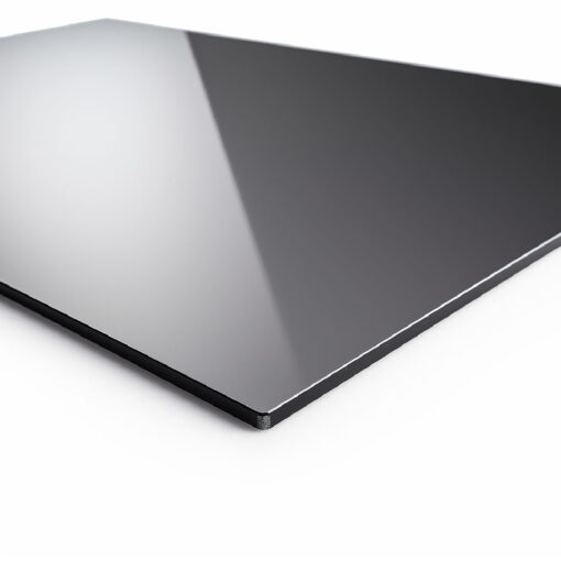 Aluminio Compuesto Exterior Negro 4 mm HPCBond PVDF – 1.50 x 5 MT