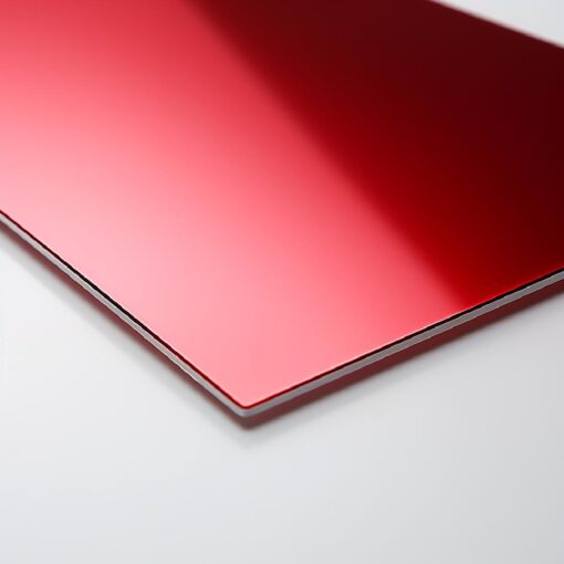 Aluminio Compuesto Exterior Rojo 4 mm HPCBond PVDF – 1.50 x 5 MT