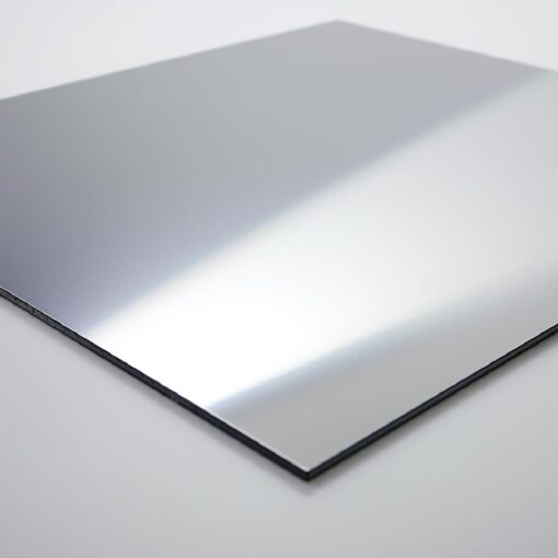 Aluminio Compuesto Exterior Silver 4 mm HPCBond PVDF – 1.50 x 5 MT