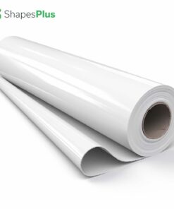 Vinilo Adhesivo de Corte Blanco Brillante ShapesPlus – Rollo de 61 CM X 50 MT